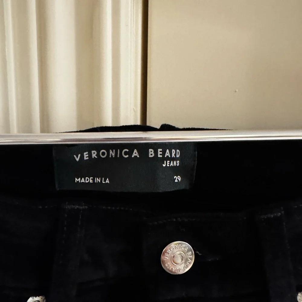 Veronica Beard Black Flared Pants - Picture 3 of 4